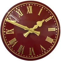 Bolton Outdoor Clock Service red dial